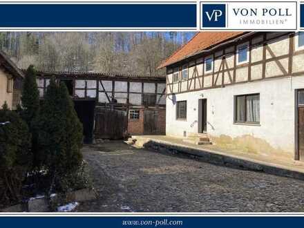 Großzügig - Vielfältig - Sanierungsbedürftiges Haus mit Nebengebäuden