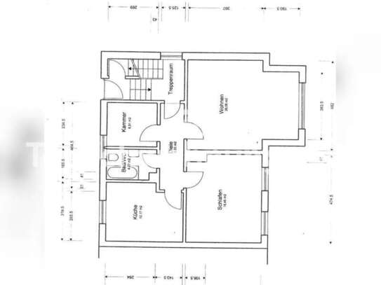 Tauschwohnung: 2,5 Zi. mit separater Küche gegen 1 Zimmer