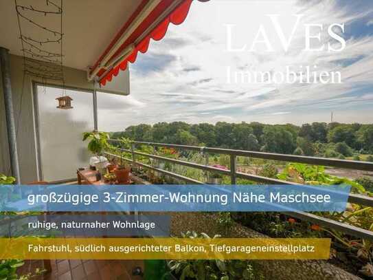 schöne 3-Zimmer-Wohnung mit unverbautem Ausblick!