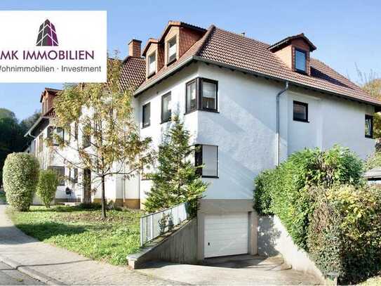 *MK IMMOBILIEN* Renovierungsbedürftige 4-Zi.-Wohnung mit 2 Stellplätzen in guter Lage von Hofheim!