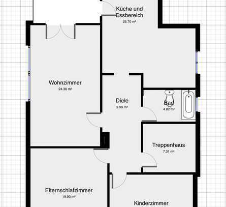 Sehr schöne 3-Zimmer-Wohnung in Sandhausen