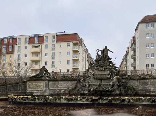 Zentrumsnah und trotzdem grün - gemütliche 2 Zimmer in Friedrichstadt mit Balkon