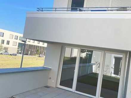 Erstbezug - Trauhafte 4 Zimmer-Erdgeschoß-Wohnung mit Sonnenterrasse und Gartenanteil!