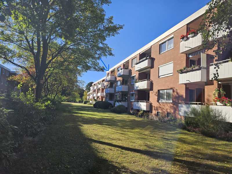 Helle 3-Zimmer-Wohnung inkl. TG-Stellplatz mit Südbalkon in bester Lage - Hamburg-Niendorf