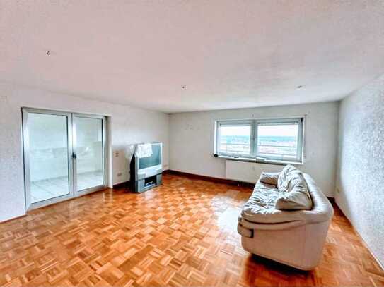 Schöne, helle Wohnung im Obergeschoss mit herrlichem Ausblick. 1000 € - 104 m² - 4.0 Zi.