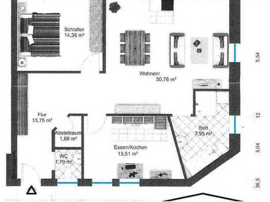 Top EG-Wohnung mit Garten im Zentrum Eisenberg