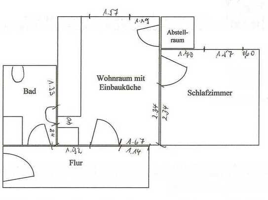 Gemütliche 2,5-Zimmer-Wohnung mit EBK in Oberhausen | Ideal für Singles oder Studenten