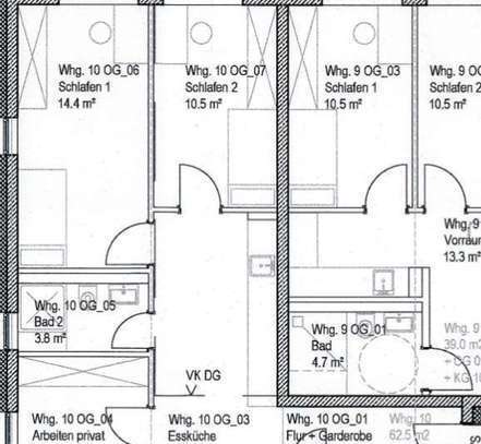 ERSTBEZUG NEUBAU - 3 Zi. Whg. inkl. Küche und Balkon (WG geeignet) - Harras/Sendling