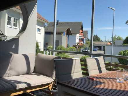 Freundliche 4-Raum-EG-Wohnung mit EBK und Balkon in Lorsch