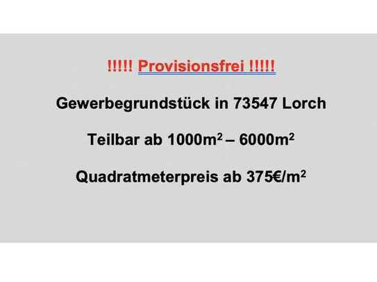 Gewerbegrundstück - teilbar ab 1000qm - provisionsfrei - zentrale Fachmarktlage