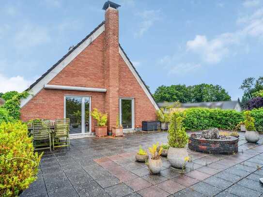 Flexibles 1- bis 2-Familienhaus: Weitläufiges Grundstück und exklusive Dachterrasse in Lingen