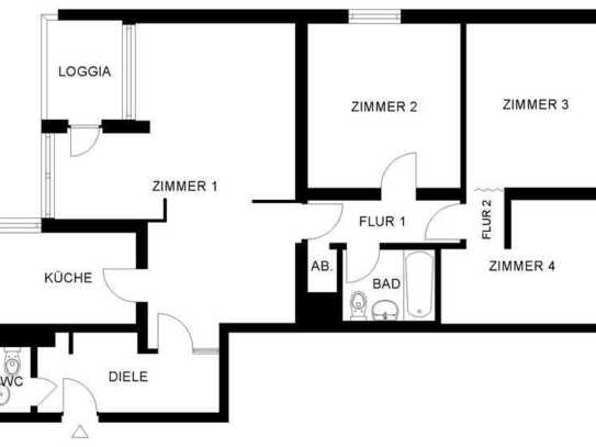 Schöne 4 Zimmerwohnung in Köln-Seeberg