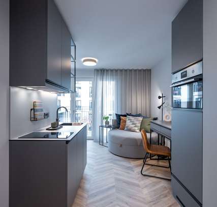 Stylisches Studio-Apartment mit Balkon und Vollausstattung | verfügbar ab sofort