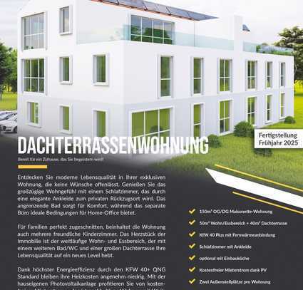 Dachterrassenwohnung - Bereit für ein Zuhause, das Sie begeistern wird!