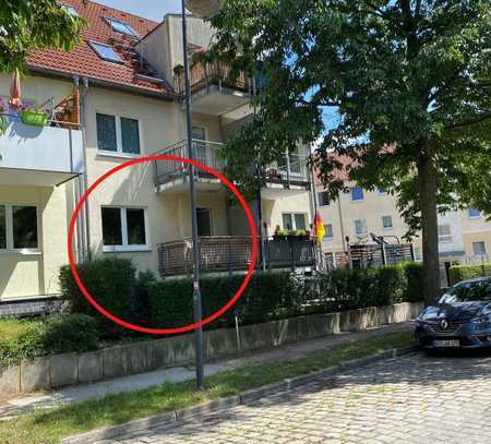 Renoviert 2-Raum-Wohnung mit Balkon und Einbauküche in Bernau bei Berlin