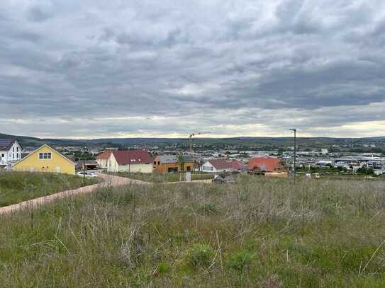 Großes Randgrundstück mit Fern- und Weinbergblick, Verkauf von PRIVAT, voll erschlossen