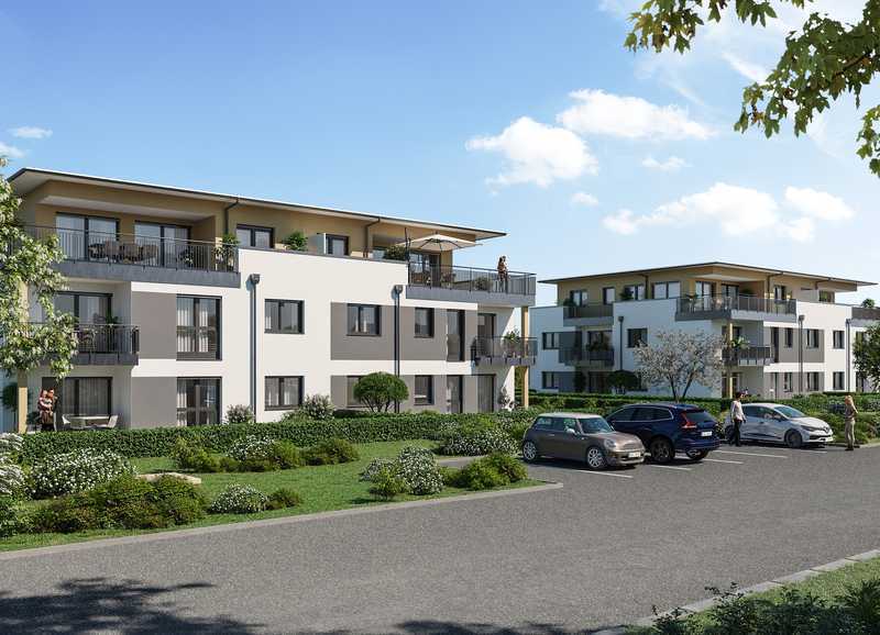                                                               Rarit&auml;t! 3 ZKB Neubau-Mietwohnung in Rieden-Zellerberg / W2.2.2                                                       in Rieden (Amberg-Sulzbach)