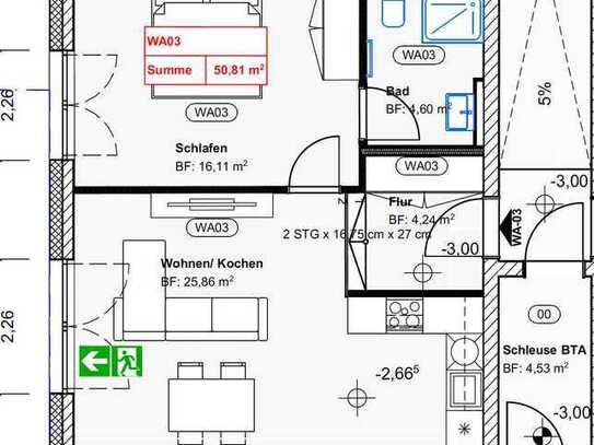 Charmante 2-Zimmer-Wohnung mit großem Garten