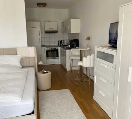 Möblierte 1-Zimmer-Wohnung in Frankfurt am Main / Europaviertel