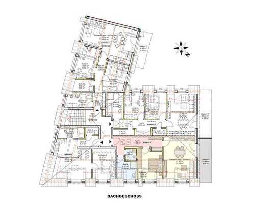 Attraktive DG Wohnung im modernen Neubau mit Dachterrasse