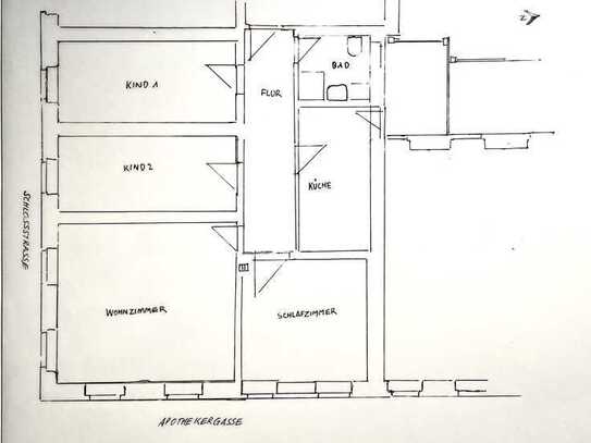 Ansprechende und modernisierte 4-Zimmer-Wohnung mit Balkon in Großenhain