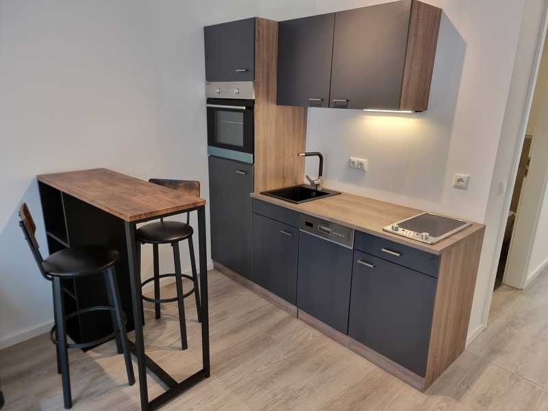                                                               Zweitbezug im Neubau 1,5 Zimmerwohnung, Teilm&ouml;beliert                                                       in Glockenhof (Nürnberg)