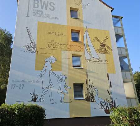 Zweiraumwohnung mit geräumigen Balkon