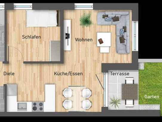 2-Zimmer-Wohnung A04