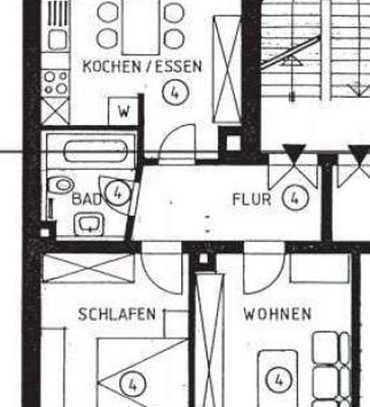 Vermietete 2-Zimmerwohnung in guter Lage!