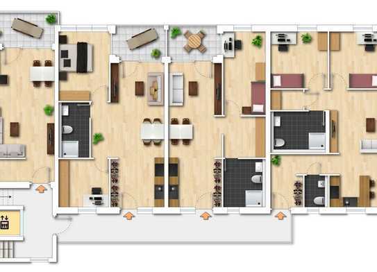 Neubauprojekt in Süßen! Tolle 4-Zimmer-Wohnung, 2.OG, ideal für Familien, großer Balkon, Aufzug !