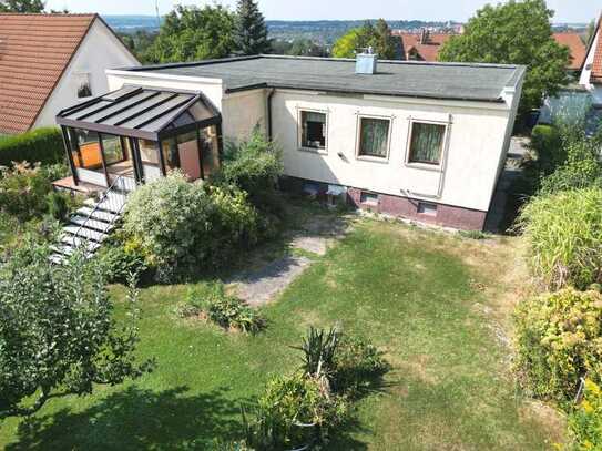 Bungalow mit Wintergarten und Panoramablick