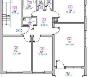 Vollständig renovierte 3-Raum-Wohnung mit Balkon und Einbauküche in Oberndorf a.N.