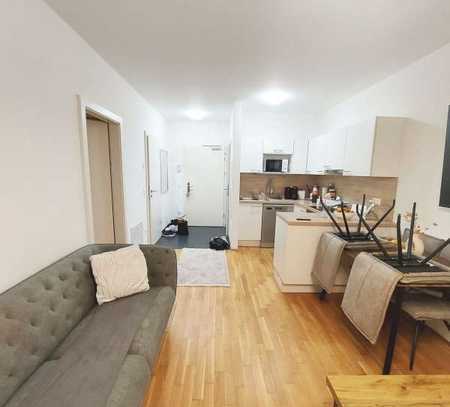 Freundliche und sanierte 1,5-Zimmer-Wohnung mit Einbauküche in Warin