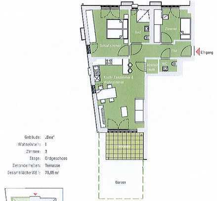 Moderne Neubauwohnung mit Garten & hochwertiger Ausstattung in Düsseldorf-Unterrath (teilmöbliert)