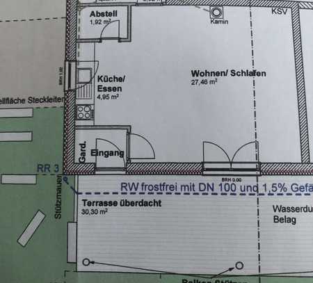 Freundliche 1,5-Zimmer-EG-Wohnung mit Terrasse in Altenriet. Perfekt für Pendler