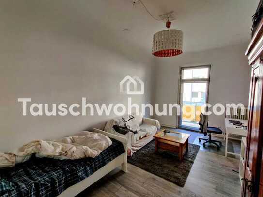 Tauschwohnung: Fully-furnished 2 room apartment with balcony and garden