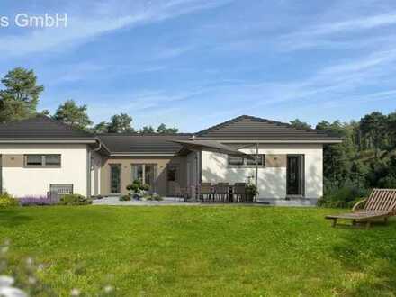 170qm- Bungalow mit Atrium und variablem Grundriss- Info 0351-88875078