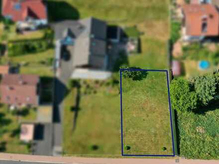 Sonniges Baugrundstück mit Ausblick ins Grüne