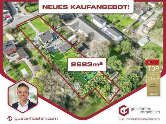 Chance für Bauträger! 2.623m² Baugrund mit 3 Baufenstern - bebaubar nach B-Plan in Swisttal-Odendorf