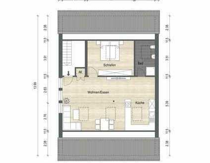 DG-Wohnung als Loft in ruhiger Lage von Grevenbroich-Elsen!