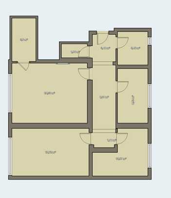 Schöne 3,5 Zimmer, 93qm Wohnung in ruhiger Wohnlage ab sofort zu vermieten