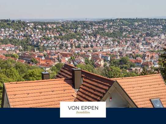 Hasenbergsteige: Exklusiver Bauplatz mit Panoramablick über ganz Stuttgart