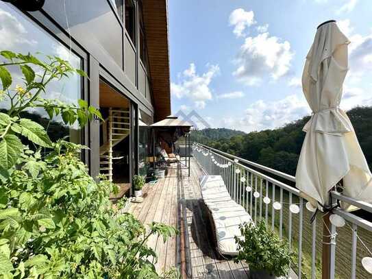 Attraktive 4-Zi-Maisonette-Wohnung mit Waldblick in Heimbach