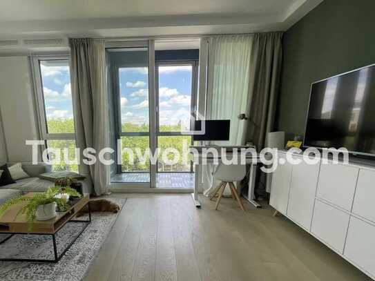 Tauschwohnung: Lichtdurchflutete moderne 1-Zi. Whg. + Loggia Maxvorstadt