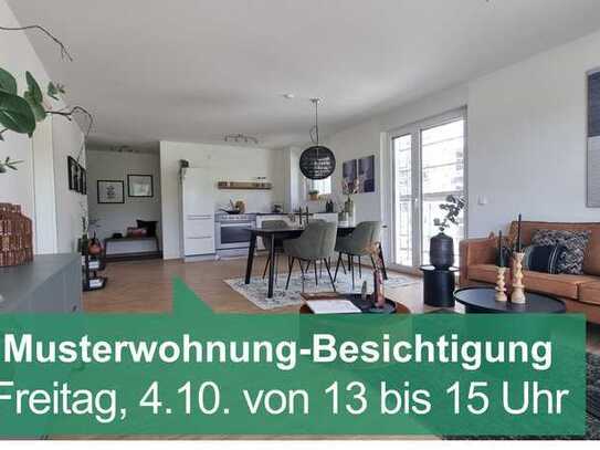 +MUSTERWOHNUNG GEÖFFNET: 4.10.24 VON 13-15 UHR+Lichtdurchflutetes Penthouse mit herrlichem Ausblick!