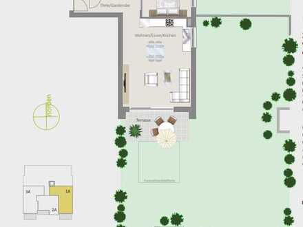 Exklusive Wohnung mit großem Garten