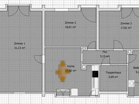 Helle 3 Zimmer-Wohnung in kernsaniertem Zweifamilienhaus in Niedervellmar
