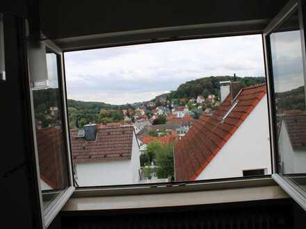 Gemütliche Dachgeschoss Wohnung mit traumhafter Aussicht in Nieder-Ramstadt.