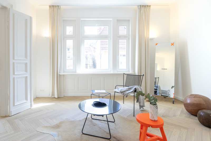 Fünfundachtzig Quadratmeter Heusteigviertel