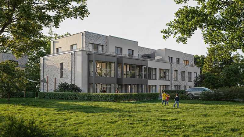 3-Zi-Neubau Wohnung mit Balkon und Wintergarten in schöner Lage